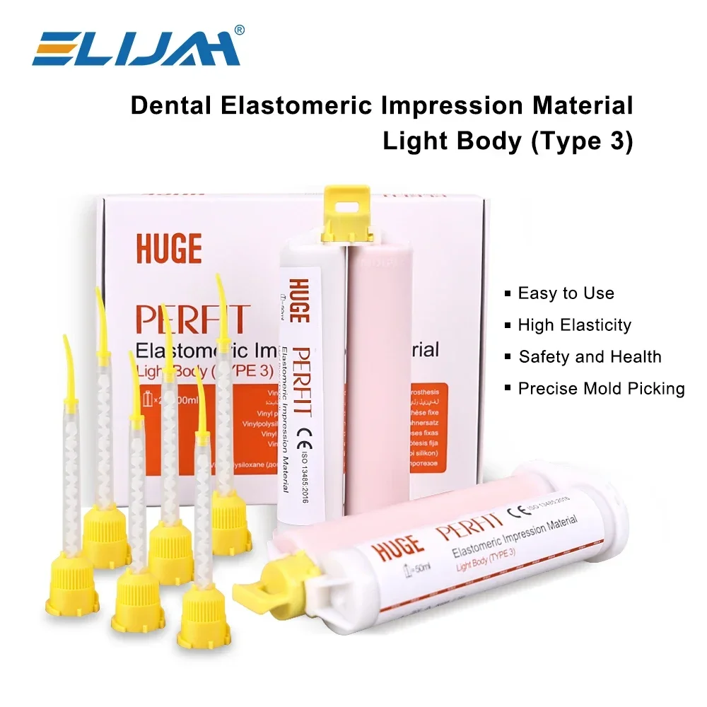 

Стоматологический эластомерный слепочный материал Легкий корпус Стоматология Силиконовая резина Эластомерные стоматологические силиконовые слепочные материалы