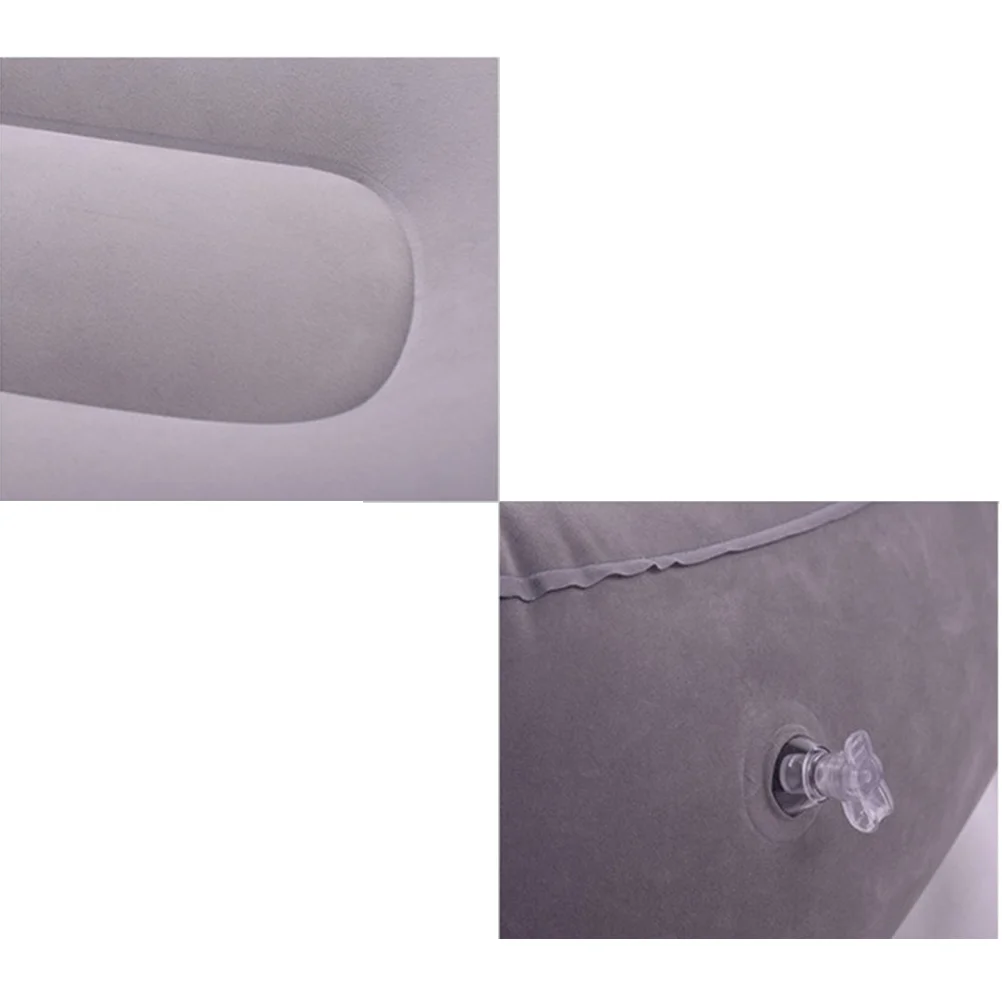 Inflável Pé Resto Pad, Travesseiro De Viagem, Almofada, Perna, Avião, Footrest, Fezes, 2 pcs