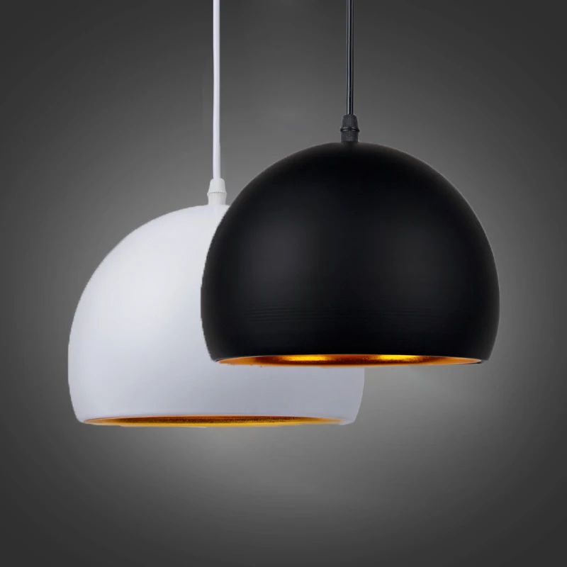 GEW الحديثة بسيطة الكرة E27 قلادة أضواء الشمال السرير Droplight لمقهى مطعم تزيين تركيبات إضاءة 110 فولت 220 فولت