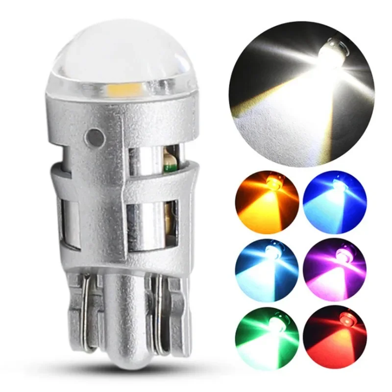 

4Pcs T10 Car LED Signal Lamp Car Bulb 3030 2smd 12v Car Reading Interior Lamps Clearance Backup Reverse Lights Fog Lights