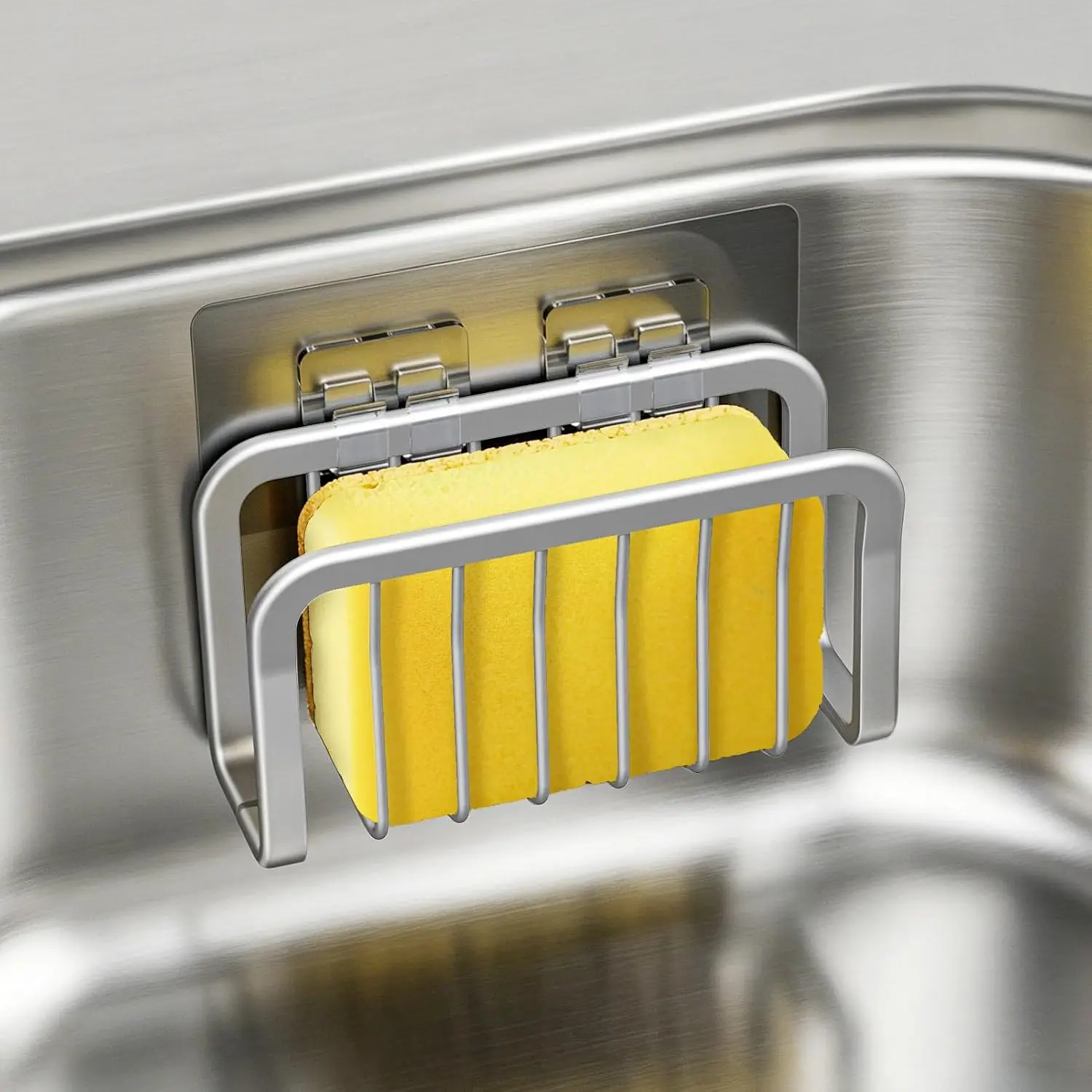 Detachable Kitchen Sink Sponge Holder with Suction Cup