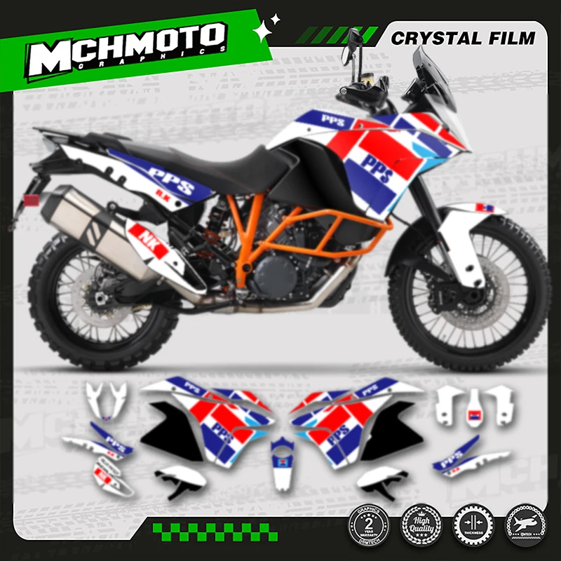 

MCHMFG Motorcycle Graphics Background Decals Stickers Kits For KTM ADV 1050 1090 1190 R S 2003-2016