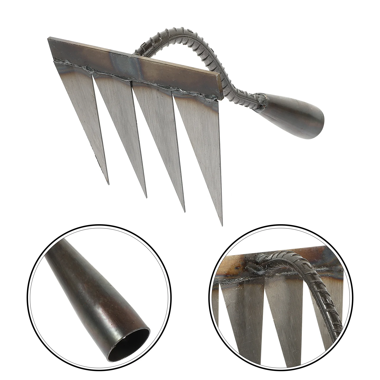 

Garden Rake Loosening Soil Dethatching Lawn Care Cultivator Tools Farm Implement Steel Material Premium Quality Weeding Hand