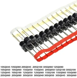 Diode Schottky solaire, 10SQ045, 15A, 20A, 30A, 40V, 60V, 15SQ, 100V, 080, 20SQ, courant élevé, diode de redressement haute puissance, 10 pièces/L