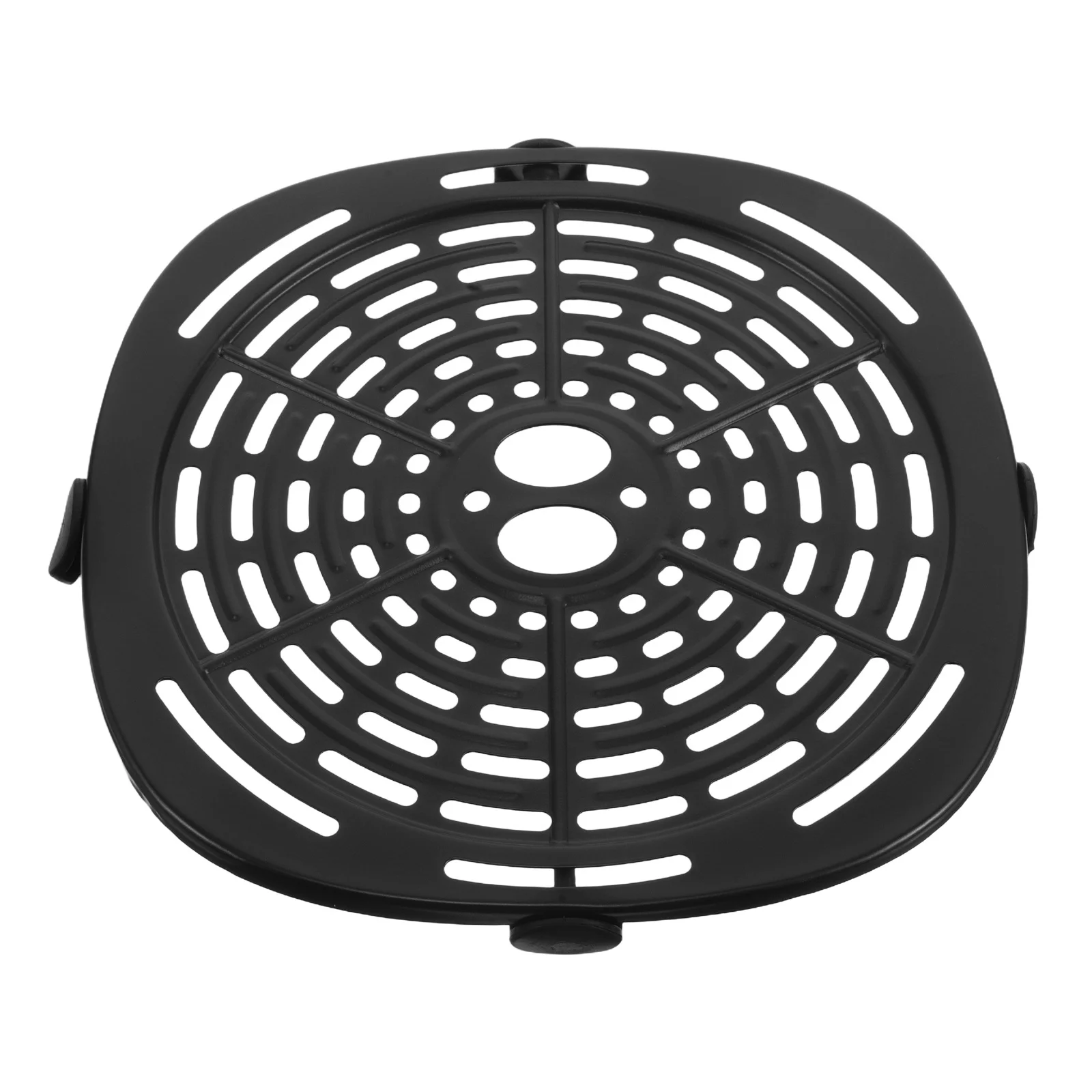 

18.5x18.5cm Air Fryer Grill Plate Replacement Non-Stick Crisper Baking Tray for Even Heating Dishwasher Safe Carbon Steel