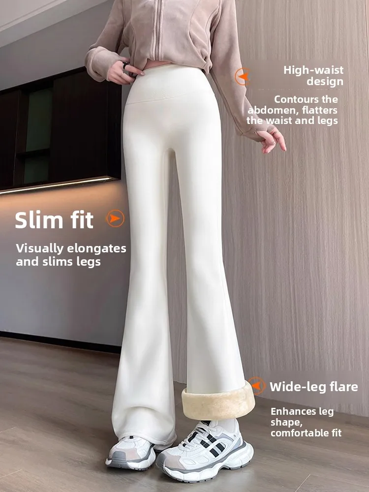 ハイウエストヨガパンツ レディース フレア スポーツ 裏起毛 秋冬 お腹シェイプ ヒップアップ ロングレギンス