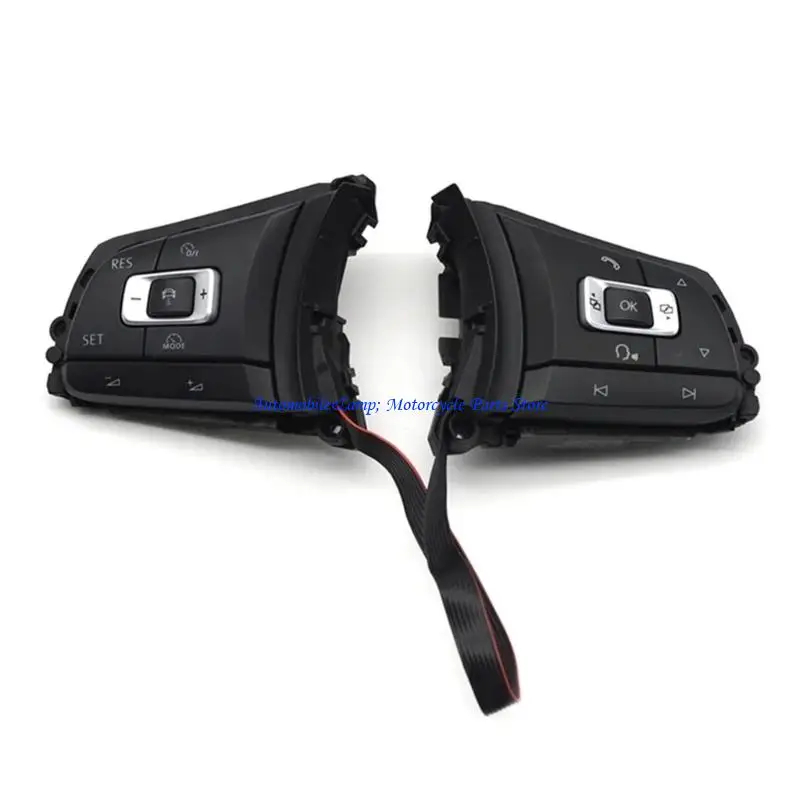 

H7BD Illuminated Steering Wheel Button Accessory for Safe Night Driving Visibilities