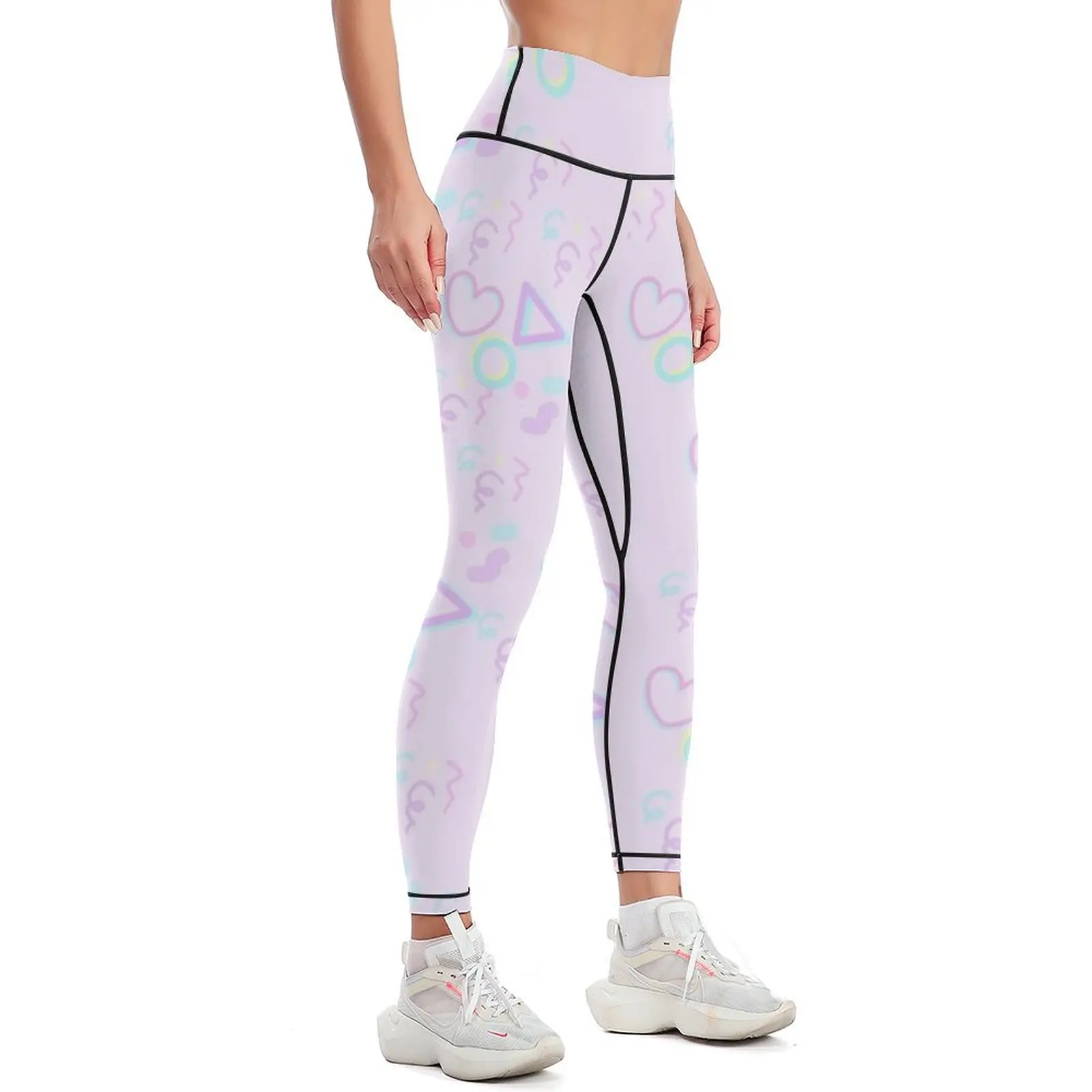 More shapes! Leggings Women's high waist fitness set gym Womens Leggings