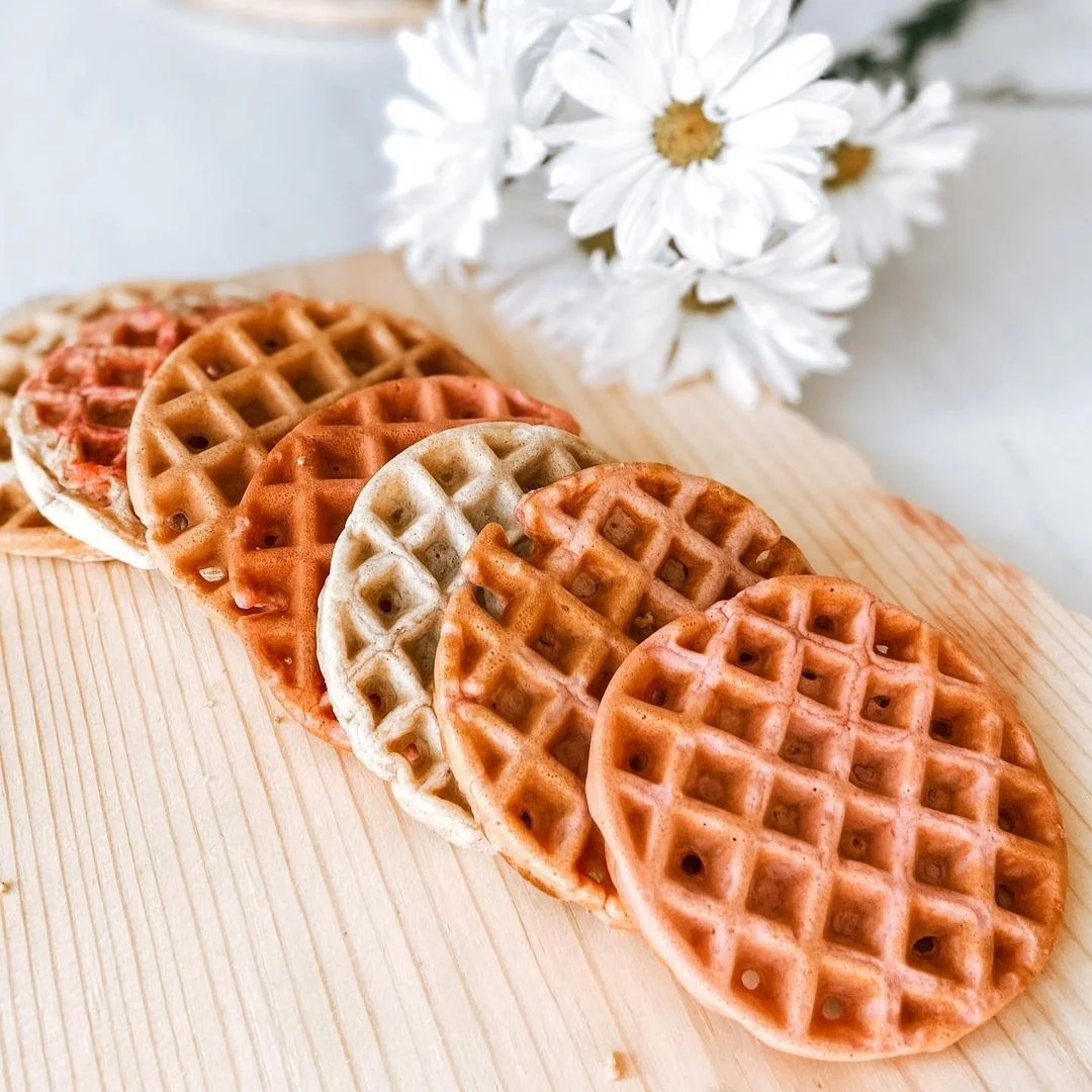 Lovely Hot Crispy Belgian Round Waffle Maker Machine