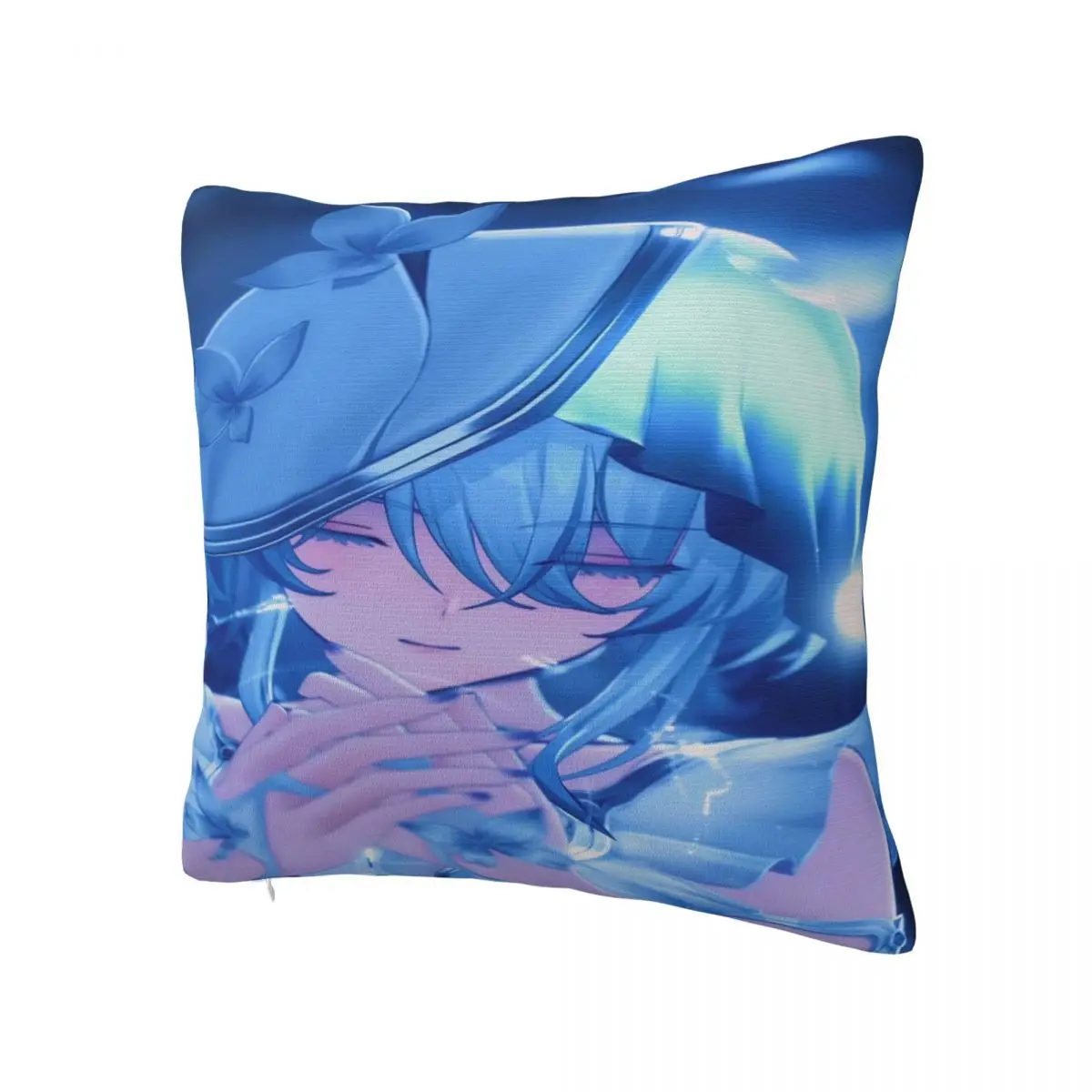 Wuthering Waves Rinascita Phoebe Zani Pillow Case Retro Trendy Pillow Cover Polyester Graphic For Sofa Bedroom Home Decor