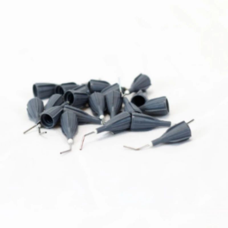 50Pcs Dental Delivery Tips 20G Flow Resin Conveyor Syringe Tip Disposable Intraoral Applicator Nozzles for Composite Gun