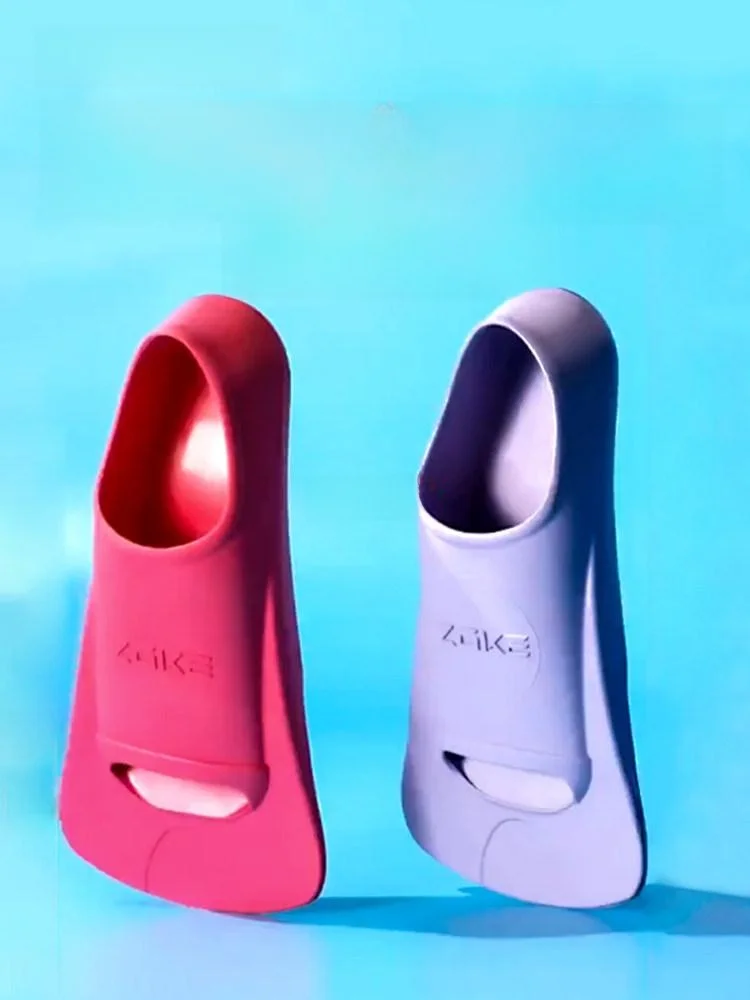 adult-silicone-short-fins-diving-swimming-equipment-professional-training-for-freestyle-and-froggy-swim-children's-equipment