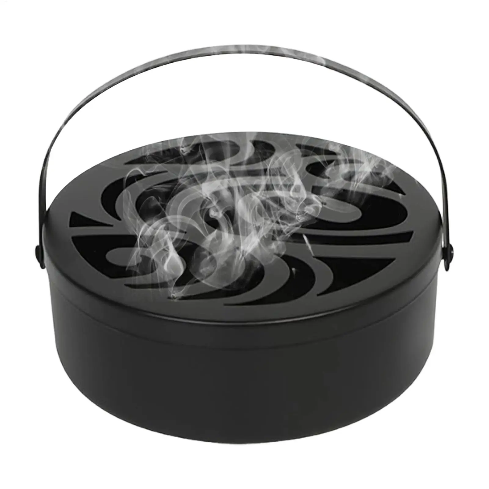 Portable Mosquito Coil Tray Holder Anti-fire Sandalwood Incense Burner Box Cover Anti-Mosquito Supplies Home Insect Repellent