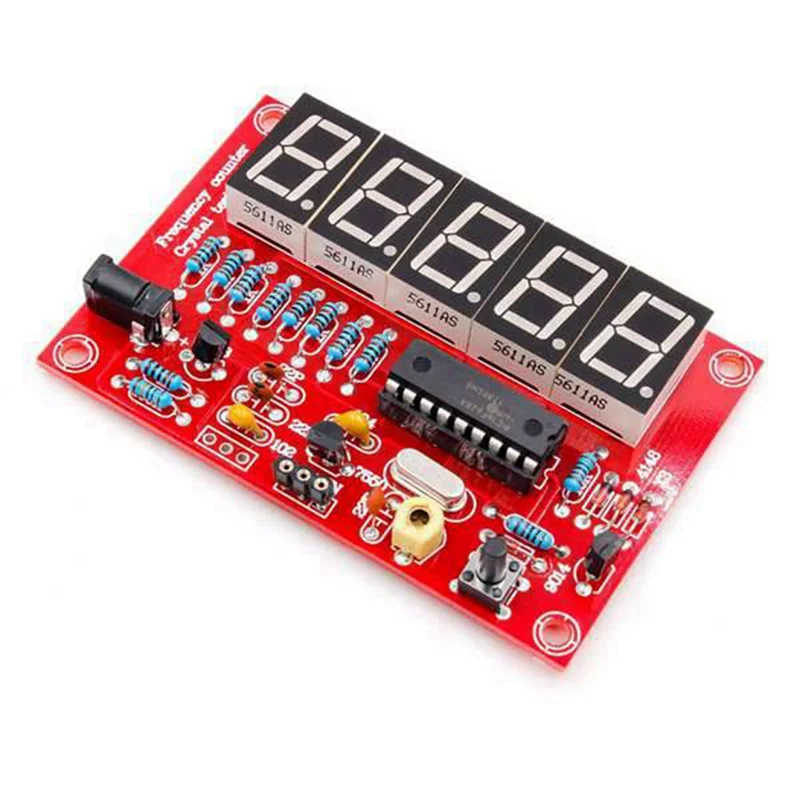

Crystal Oscillator Frequency Counter Tester 5 Digits High Precision Digital Frequency Meter Module DIY Kits Module