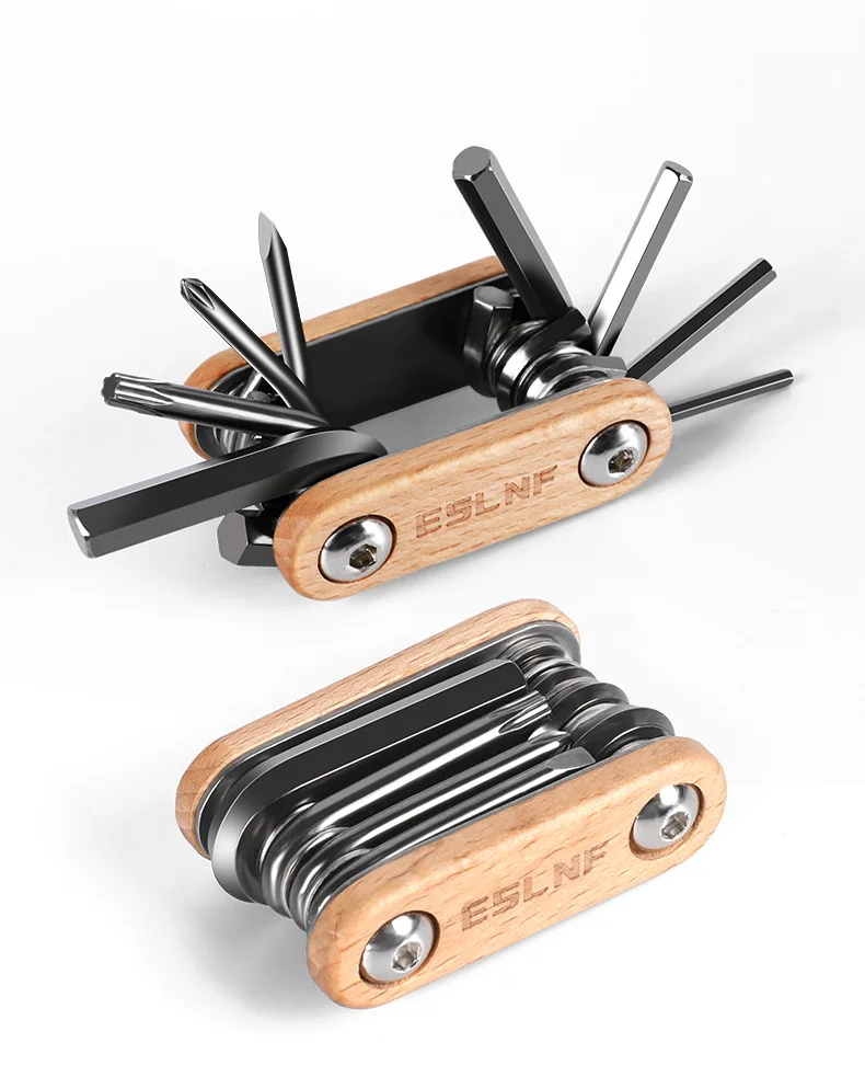 Portable Allen Wrench 8 in 1 Bicycle Repair Tool 2/3/4/5/6mm Multifunctional Tool for Mountain Road Bike