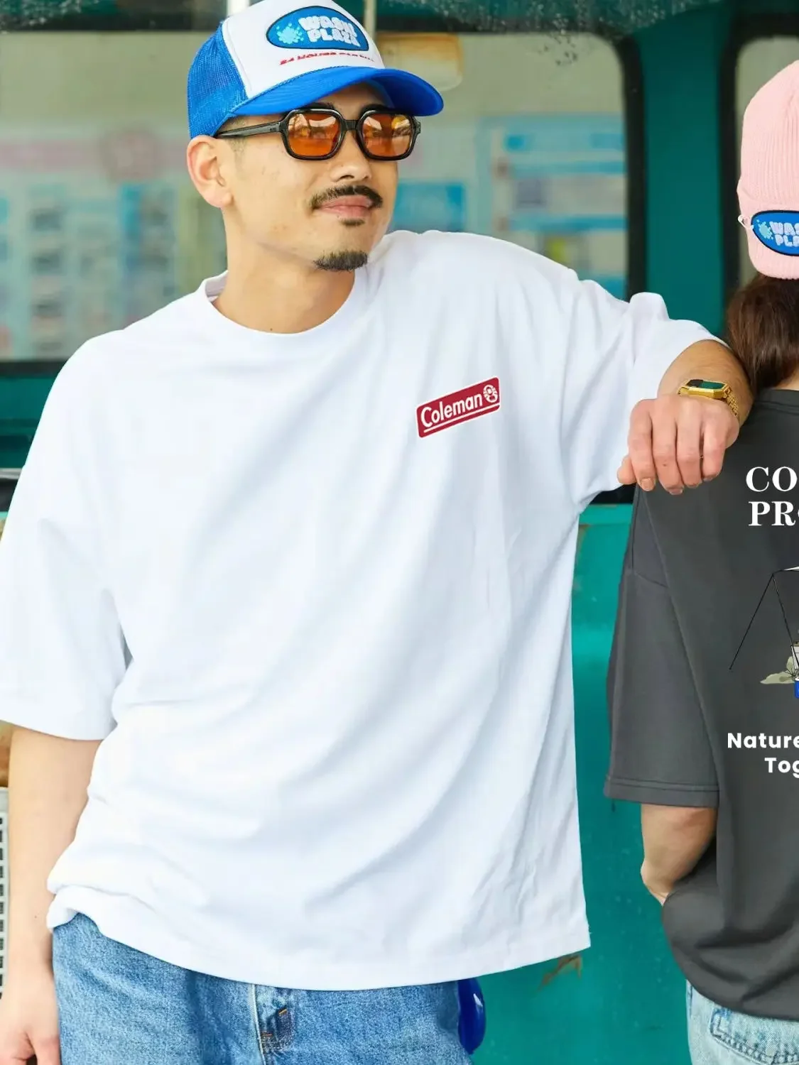 

Trendy Brand T-shirts for Men Pure Cotton Short-sleeved 2025 Summer New Collection Camping Outdoor Loose Couple Wear