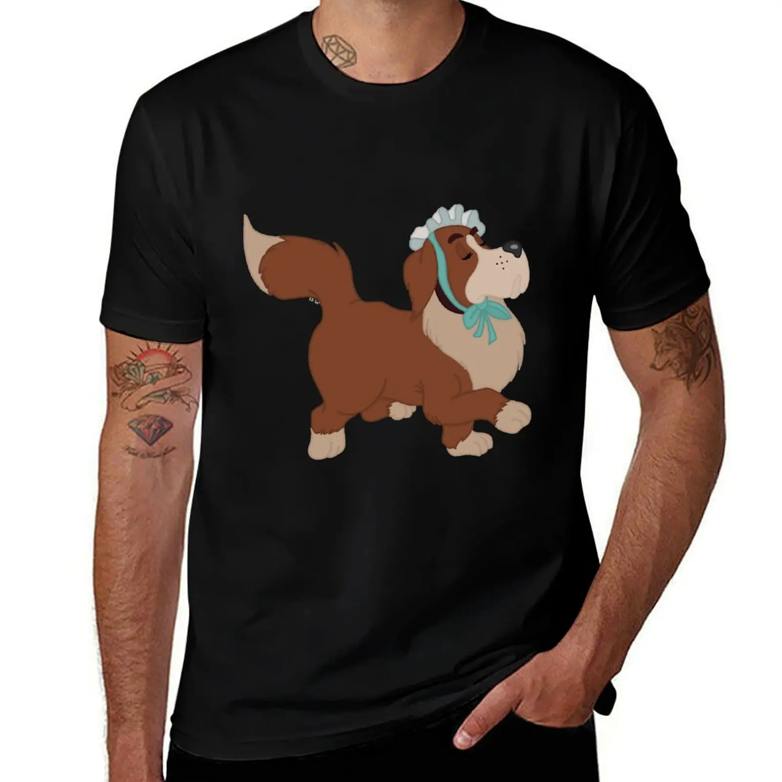 

Nana Sideview Teal Background T-Shirt man t shirt cotton high quality t shirts for man graphic vintage T-Shirt