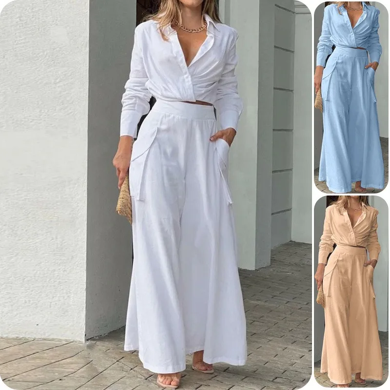 

Spring New Women's Clothing, Fashion Suit, Commuter Solid Color Pocket Cardigan Fashion Casual Suit