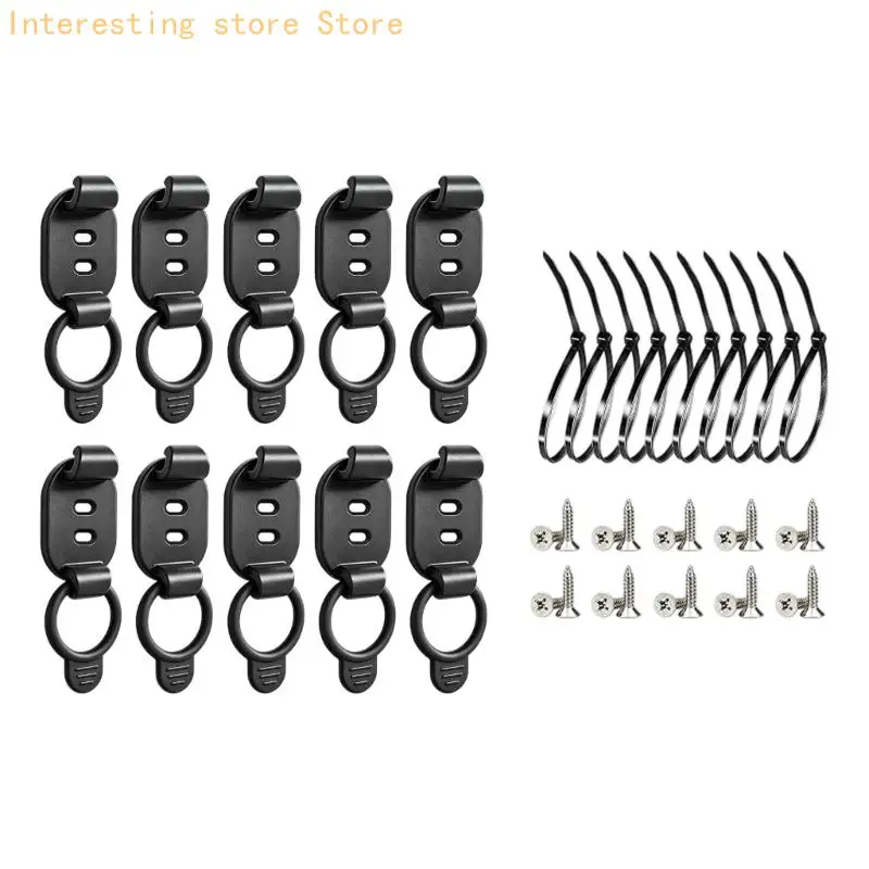 Stretchband-Kabelführungen, Kabel-Organizer für Schreibtischplatten und Medienständerkabel 55KC – Detail 5