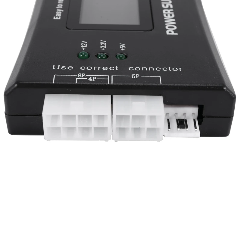 حار TTKK 10X 20 + 4 دبوس LCD اختبار إمدادات الطاقة ل ATX ، ITX ، BTX ، PCI-E ، SATA ، HDD