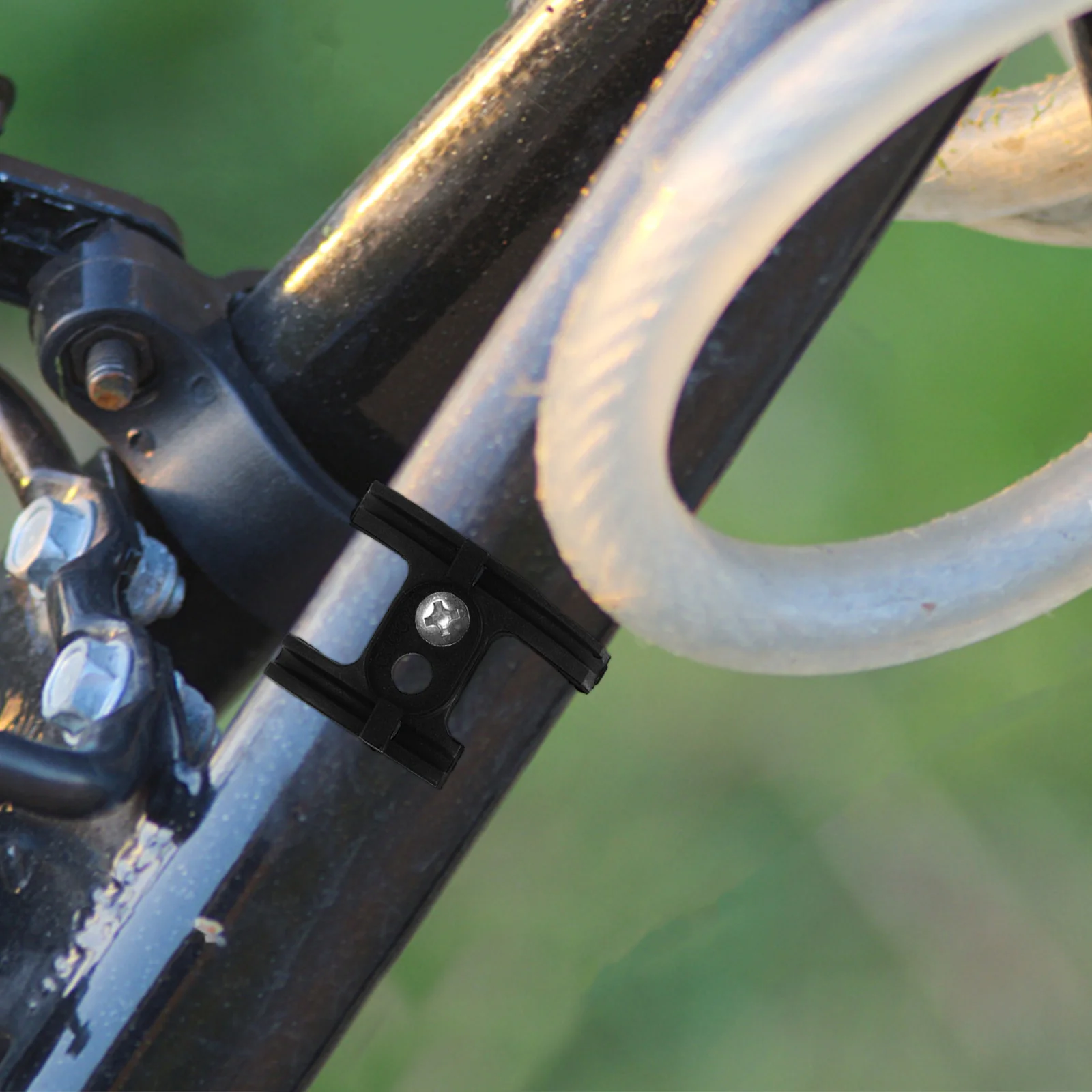 2 قطعة قوس أسفل كابل دليل إطار دراجة هوائية الأقواس البلاستيكية المضادة للاحتكاك دراجة كابل توجيه صيانة الملحقات #3