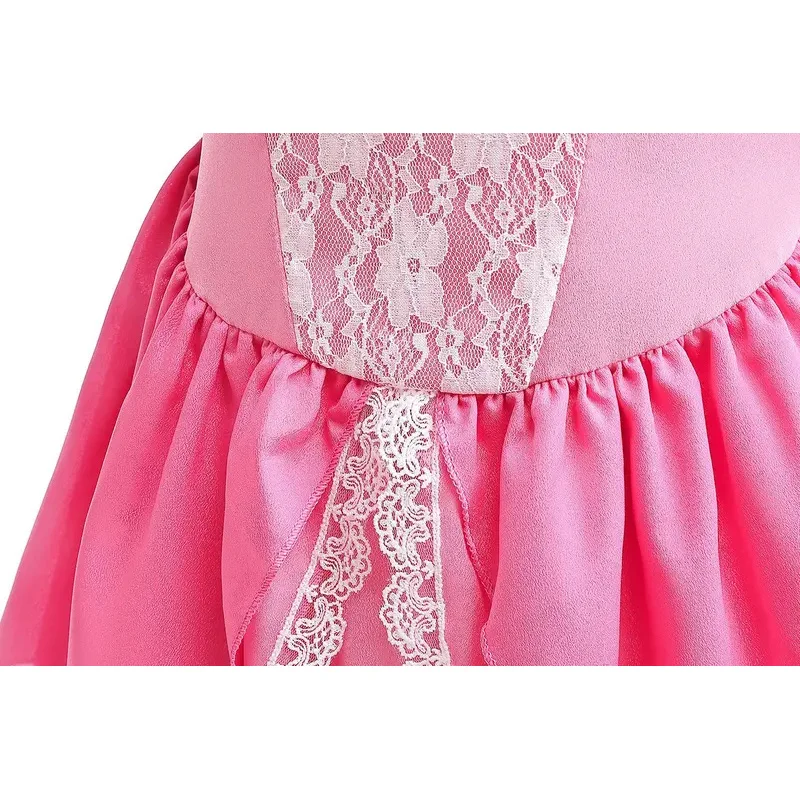 RT01 2023 Peach Princess Dress For Girl Cosplay Costume Children Stage Performace Outfits Kids Carnival Fancy Birthday Party*Jk2