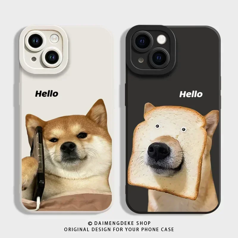 

Case for IPHONE11 IPHONE12 12PRO IPHONE13PRO 14PROMAX 15 15PRO 15PROMAX Personality Funny Fun Puppy Anti-drop Mobile Phone Case