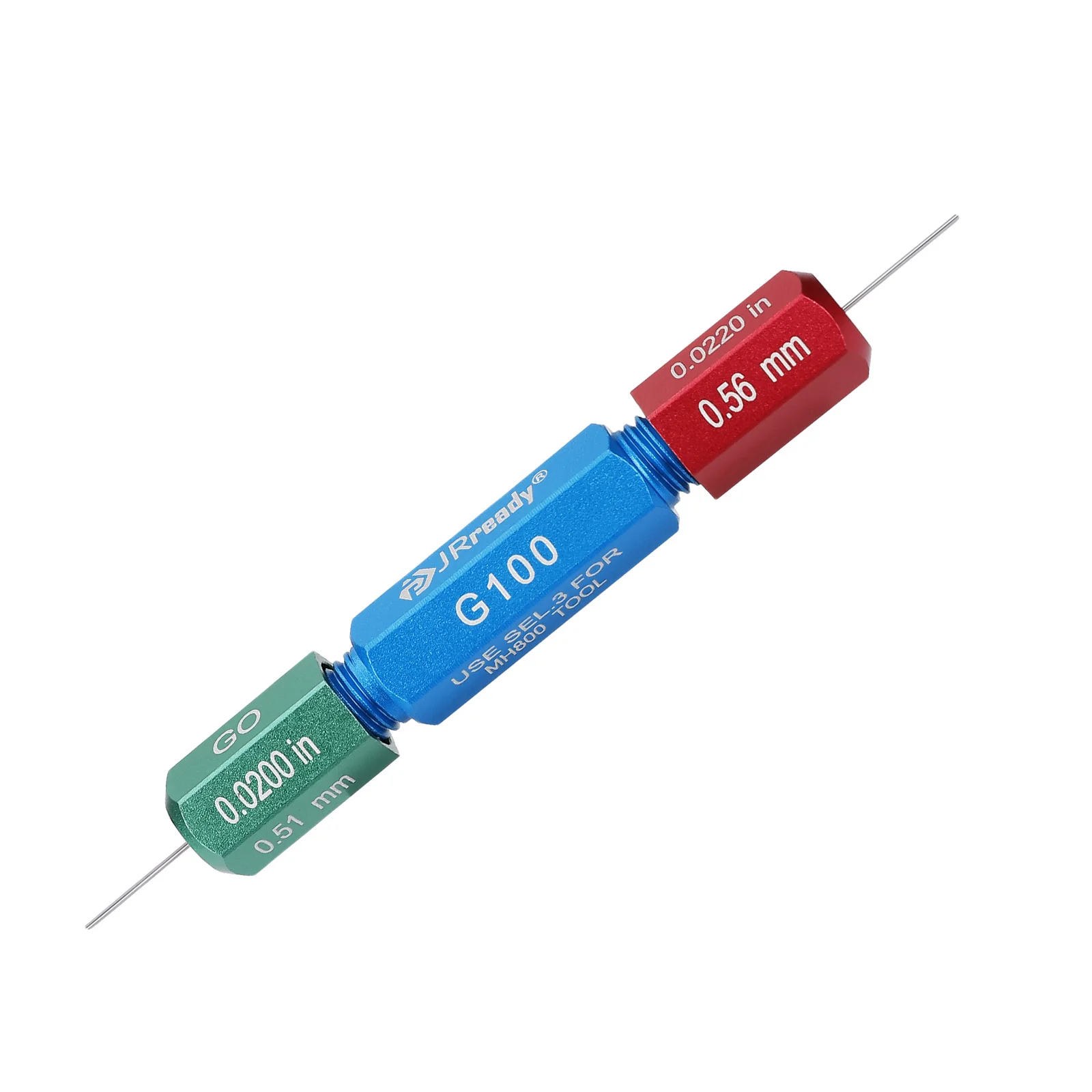 

JRready G100 GO/NO-GO GAGE, для щипцов ULTRA-PRECISION YJQ-MH800, GO .0200 - NO-GO .0220