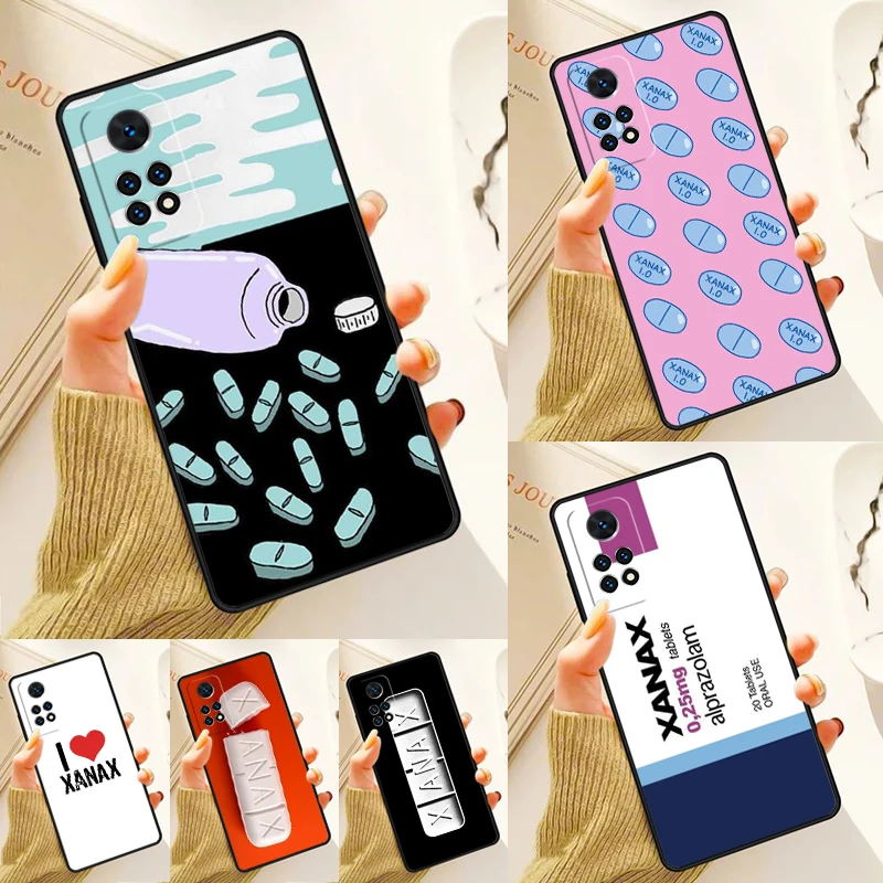 

XANAX Case For Samsung Galaxy S24 Plus S23 S20 S21FE Lite S22 Ultra Note 20 S8 S9 S10 Phone Coque