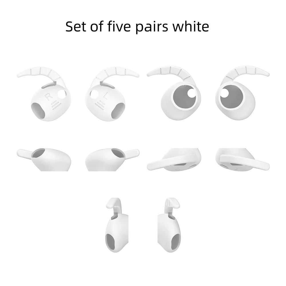 Suitable for Samsung Galaxy Buds 4 Earbuds Silicone Anti-Slip Ear Hooks 5 piece set