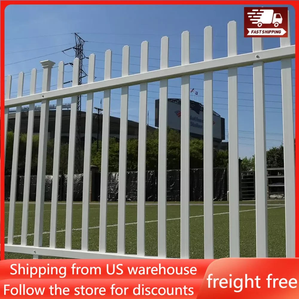 

Наружные изделия ZP19026, легкий портативный виниловый комплект для изгороди с металлическим основанием (42 H X 92 W), гарантия 10 лет, белый