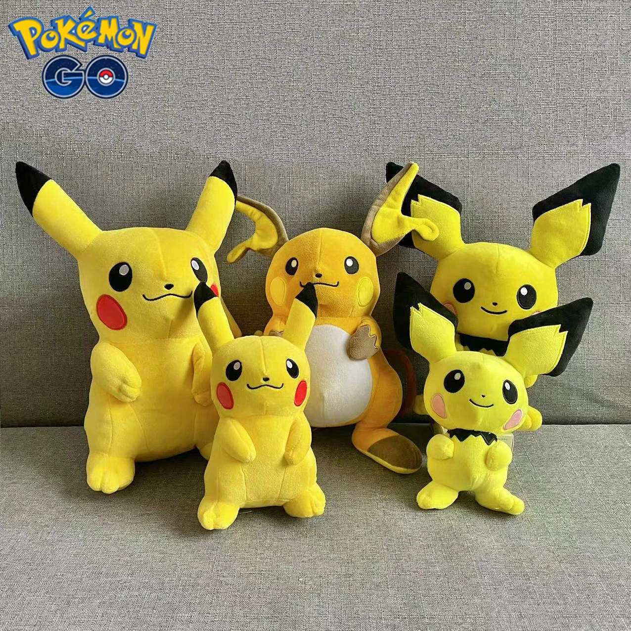 

20-30cm Cartoon Raichu Pikachu Plush Toy Anime Pokémon Pichu Doll Cute Pokemon Pikachu Sofa Pillow Kids Birthday Gift Home Decor