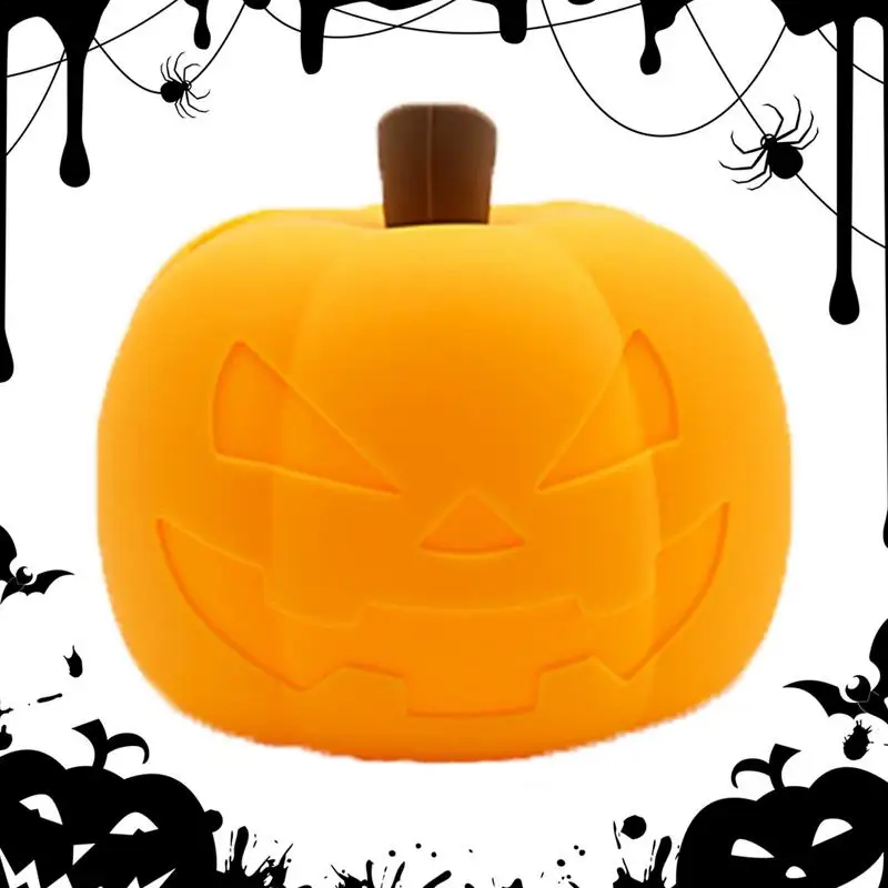 

Pumpkin Night Light Pumpkin Design Nursery Lamp Nursery Nightlight Dorm Decor Battery Operated Halloween Decorations Indoor