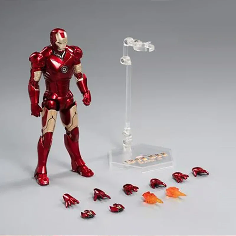 ZD Toys Iron Man MK3 Model 7inches Action Figures Tony Stark Iron Man 1/10 Avengers Genuinely Collect Model Ornaments Boy Gifts