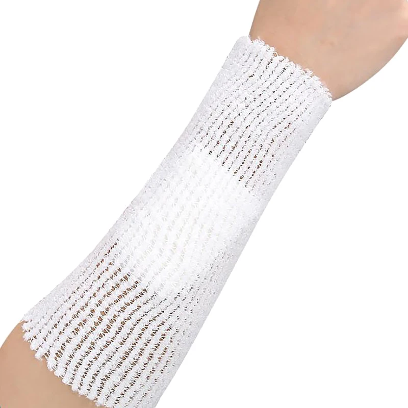 1 Roll Elastic Net Wound Dressing Net Tubular Bandage Mesh Tubing Tubular Gauze Fix Breathable Bandage Retainer For Wrist Elbow