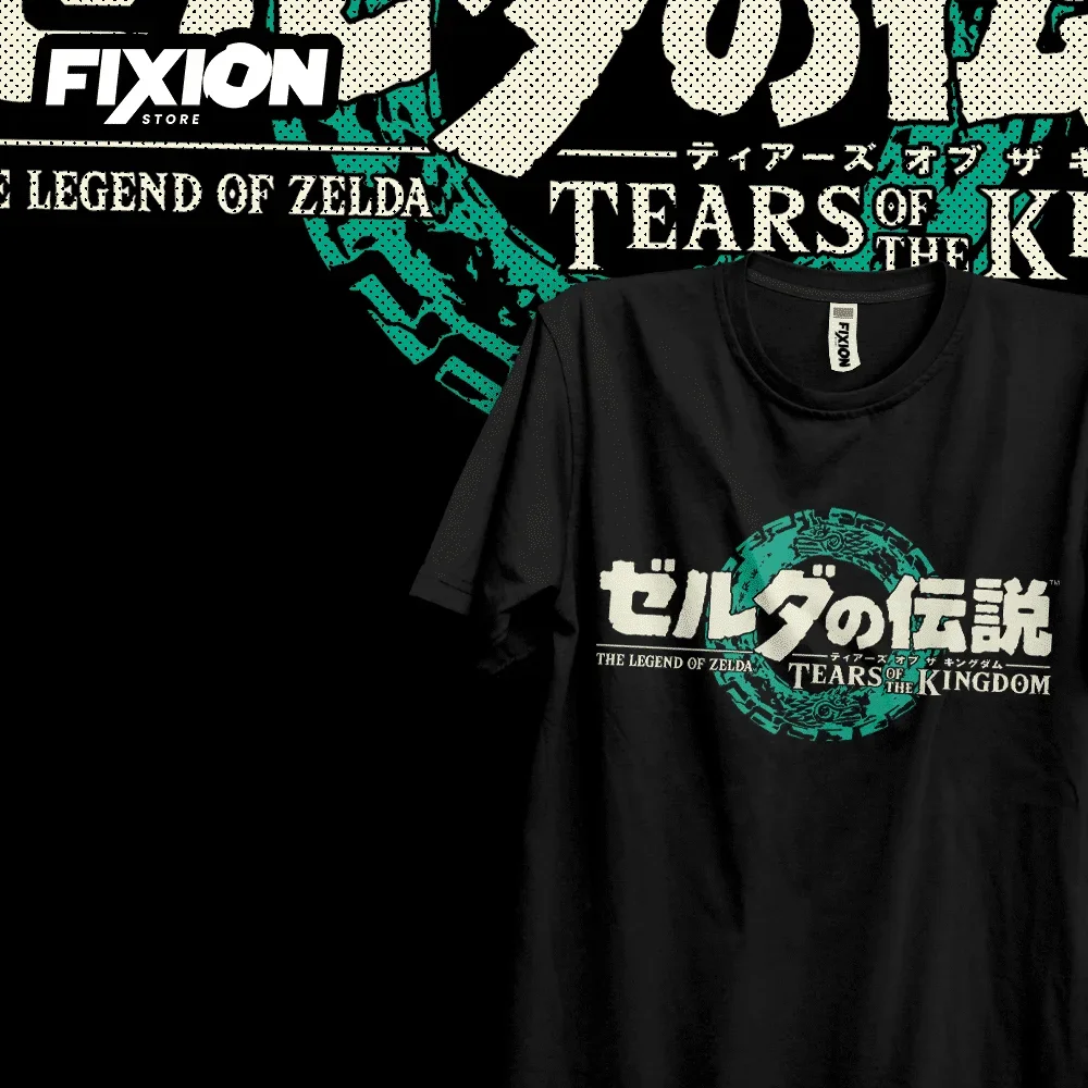 zel – Logo Tears of the Kingdom (JP) [NegraAnime T Shirt Manga Gift For Anime Lover All Size Cotton