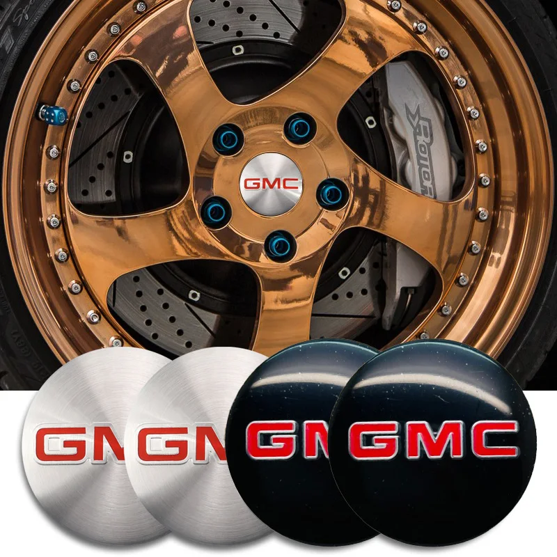 

Car Wheel Center Hub Cap Emblem Sticker Accessories For GMC Savana Yukon Sierra Jimmy Terrain Acadia Envoy Graphyte Granite EV