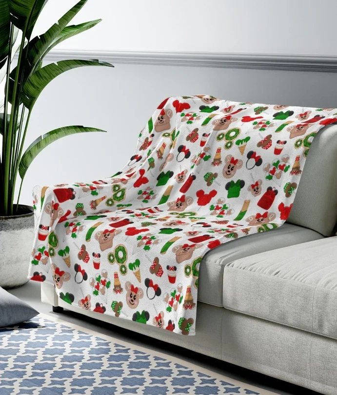 Christmas Throw Blanket - Плед с рождественскими узорами и тематикой