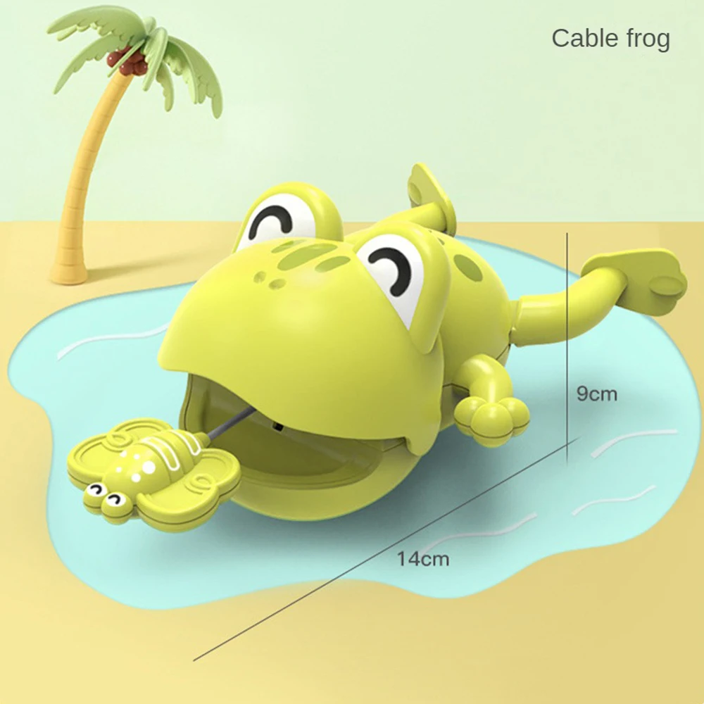 Bath Toys Smooth Coil Play Water Toys Hair Pull Line Bathing Water Toys High-quality For Kids Water Playing Toys Animal Toy