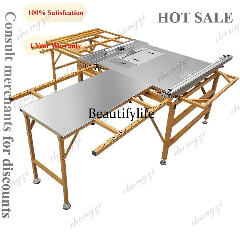 

A81 680 New No Stoop Saw Bench With Sliding Fence Special Large Panel Cutting In Professional Woodworking Factory Production Jo