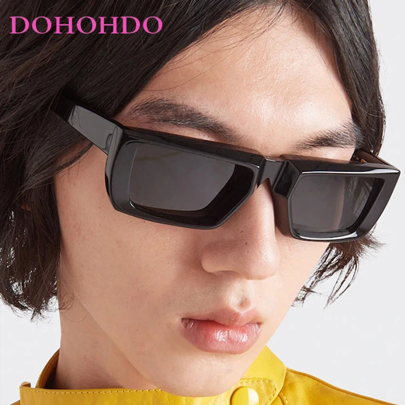 Vintage Small Rectangle Frame Classic Women's Sunglasses Designer Brand Men Sunglass Outdoor Drive Fishing Eyewear UV400 Lentes