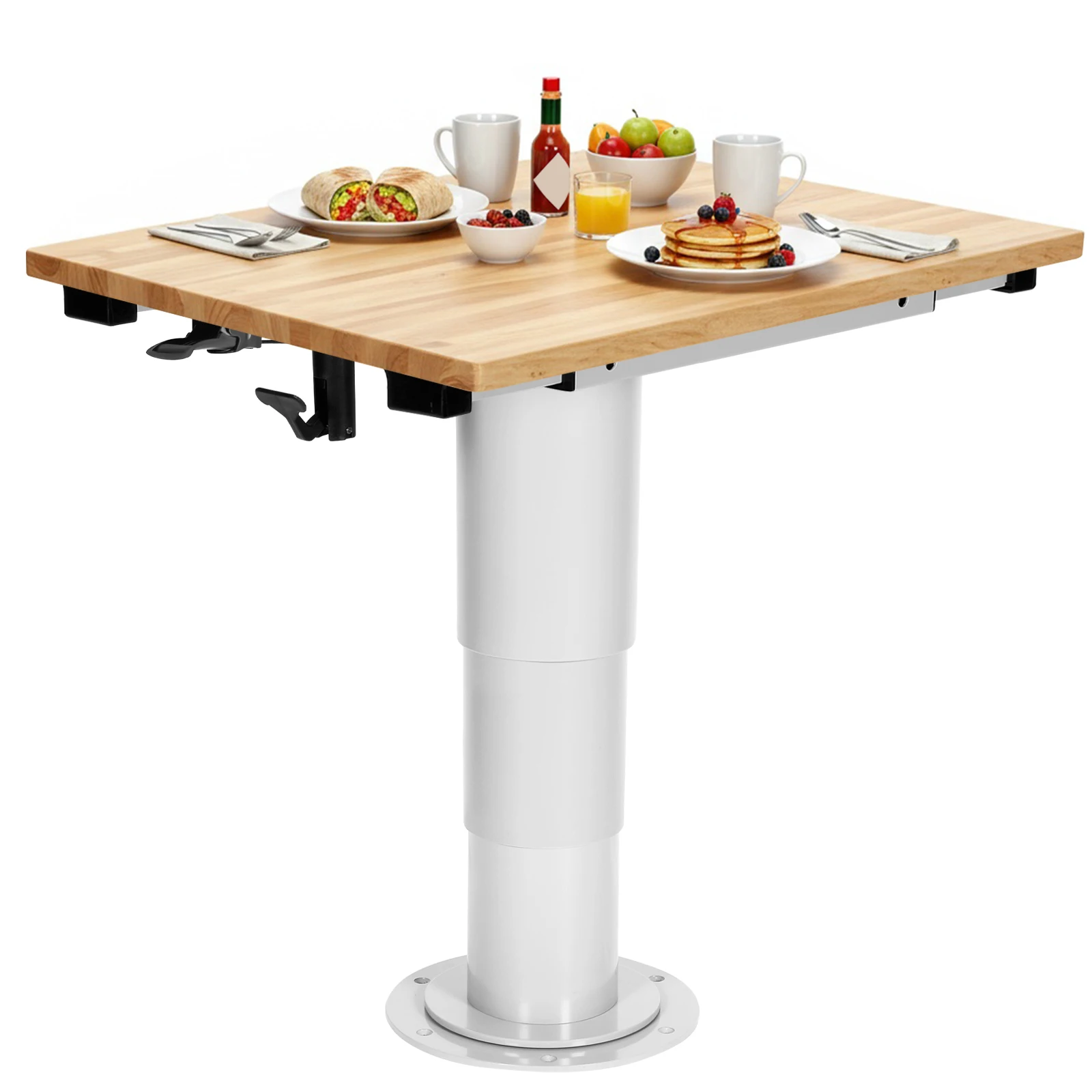 

Pneumatic Table Leg Base Bracket Height Adjustable RV Lift Table Support Leg with Gas Lift for Marine Boat Marine Yacht