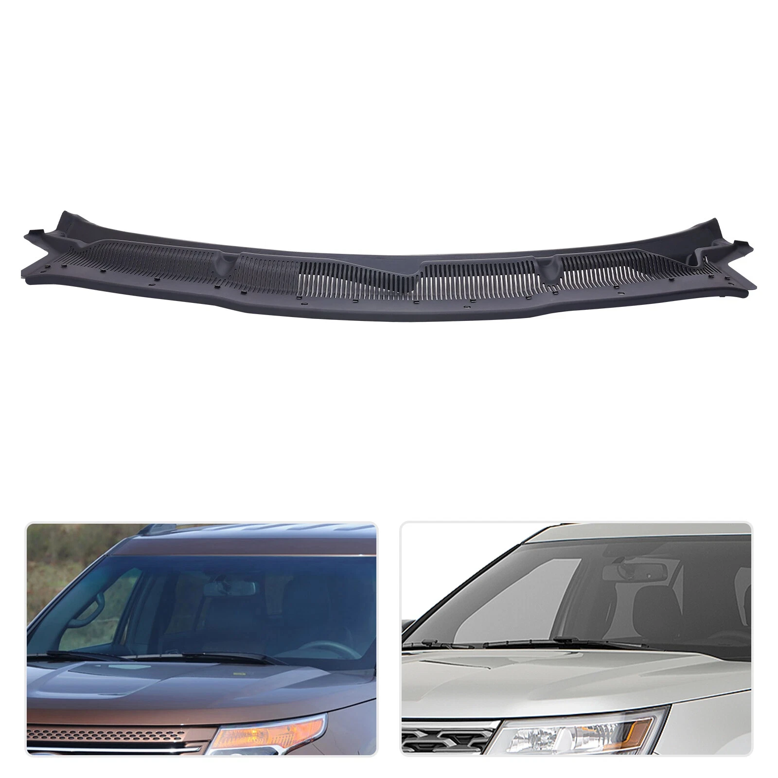 

Ford Explorer Top Windshield Cowl Grille BB5Z-78022A68-AA for 2011-2018 & 2019 Models