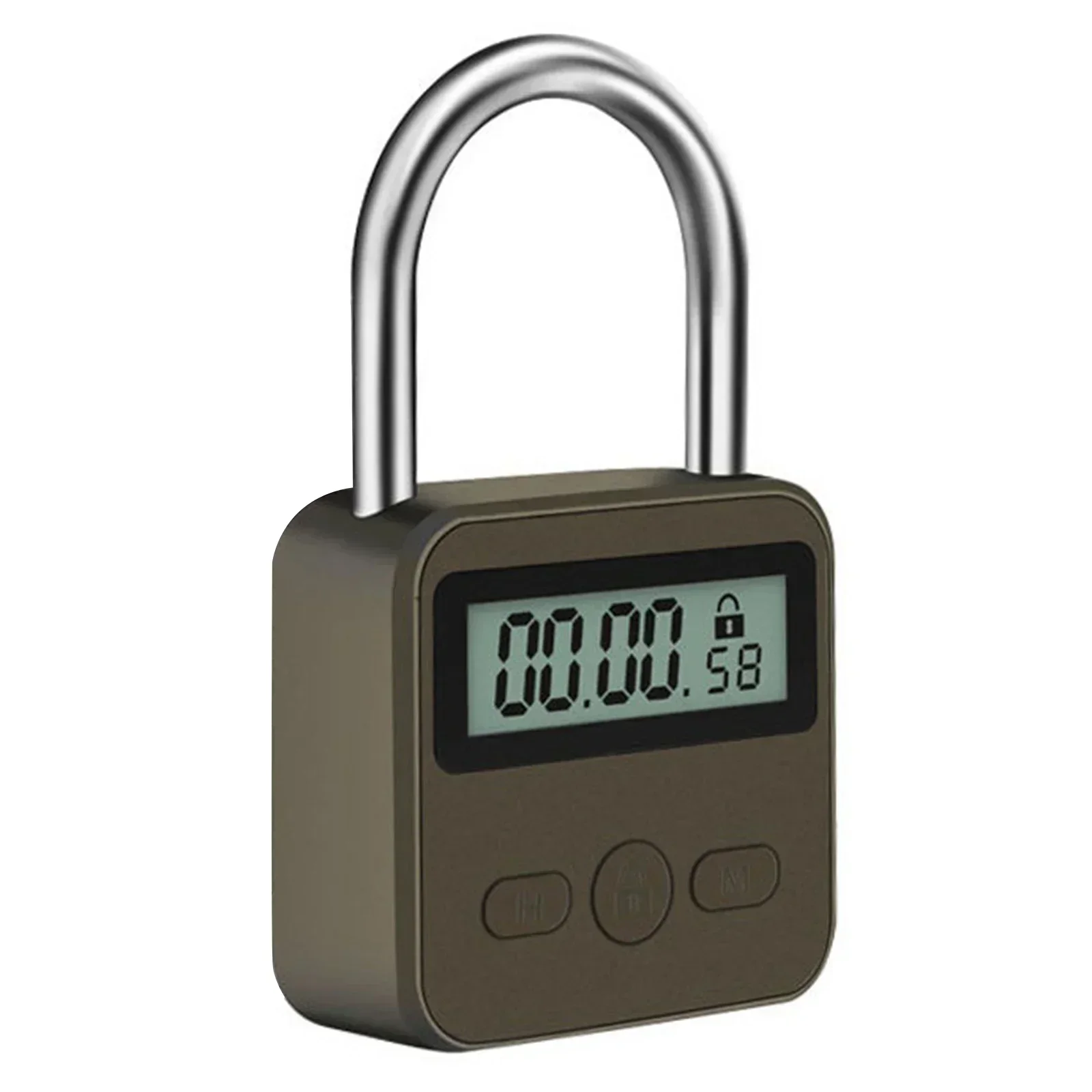 

Smart Time Lock LCD Display Time Lock Multifunction Electronic Timer Zinc Alloy Waterproof USB Home Improvement Parts