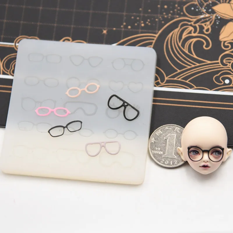 

Cute Tinny Glass Frame for Pottery Clay BJD doll Decoration UV resin Glue DIY tools