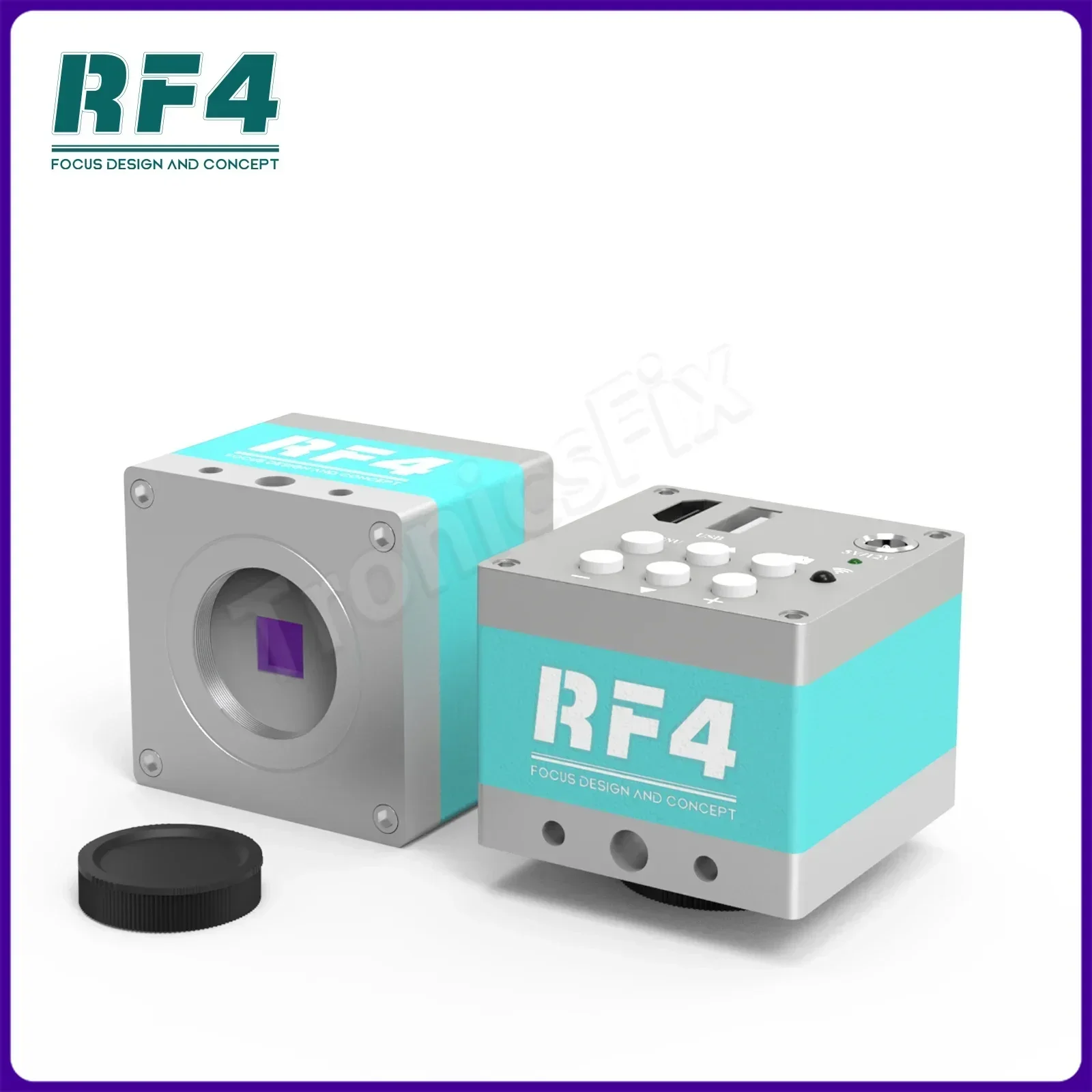 RF-2KC2 RF4-4KC1 RF-2KC8 HD Camera Stereo Trinocular Microscope HDMI 1080P 60FPS 4K 2K Video Camera For Shooting Video Record