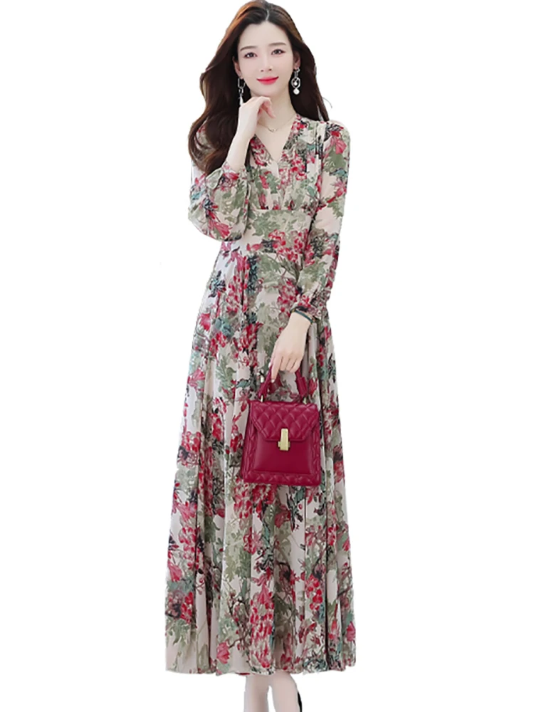 clay maxi dress Romantic Floral Tiered Maxi Dress Clay