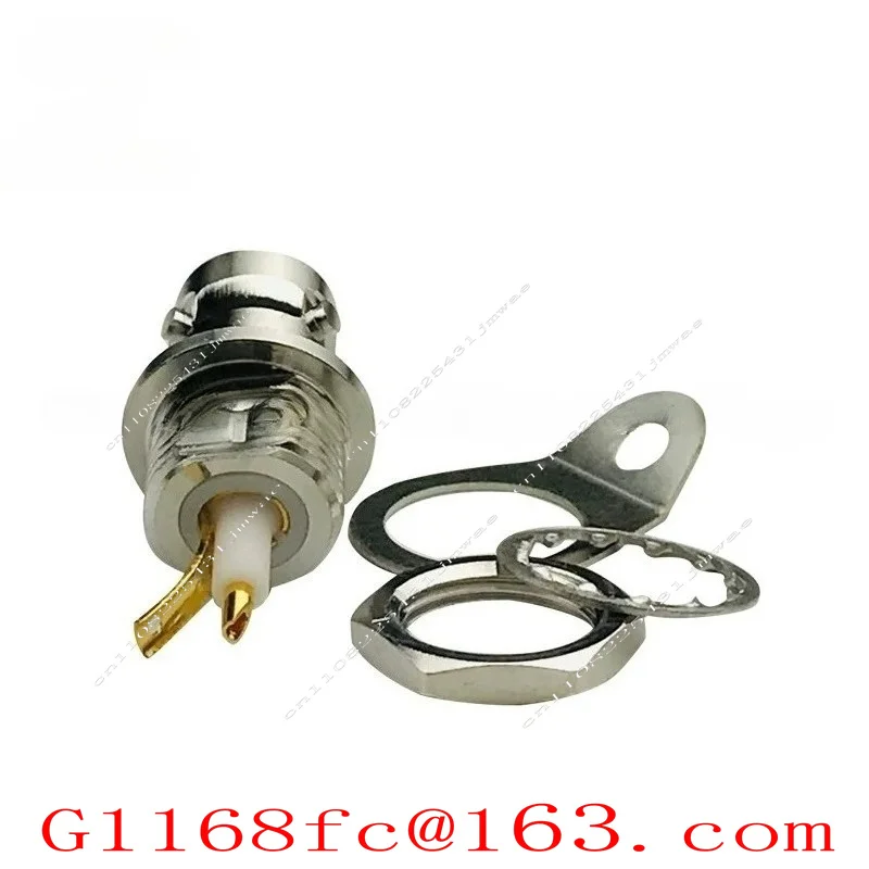 High Quality Professional BJ77 Three Coaxial BNC Wall Socket 1553B Bus Connector All Copper Parts