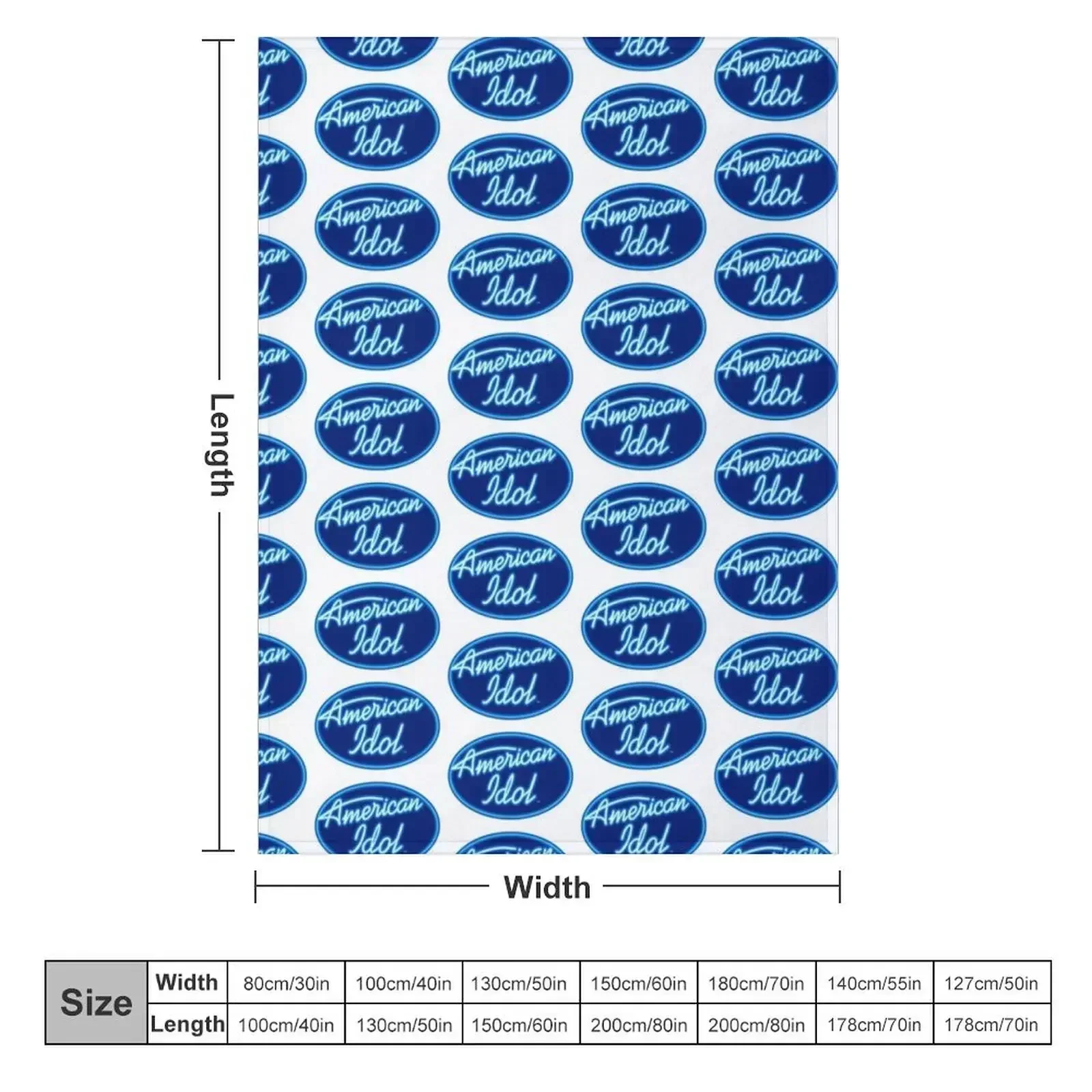 American Idol Sticker Throw Blanket For Sofa Thin Cute Weighted blankets ands Blankets