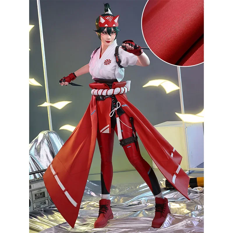 OW Kiriko Battle Game Suit Kimono Uniforms Cosplay Costume Party Outfit Halloween Carnival Role Play Clothing New